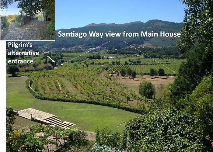 Tower Junior Queen At Casa Dos Macieis, Camino Santiago Direct Access & Optional Agritourism 4* Facha